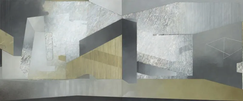 Paradigm II, Rui Tavares, 2022, Mixed media on canvas