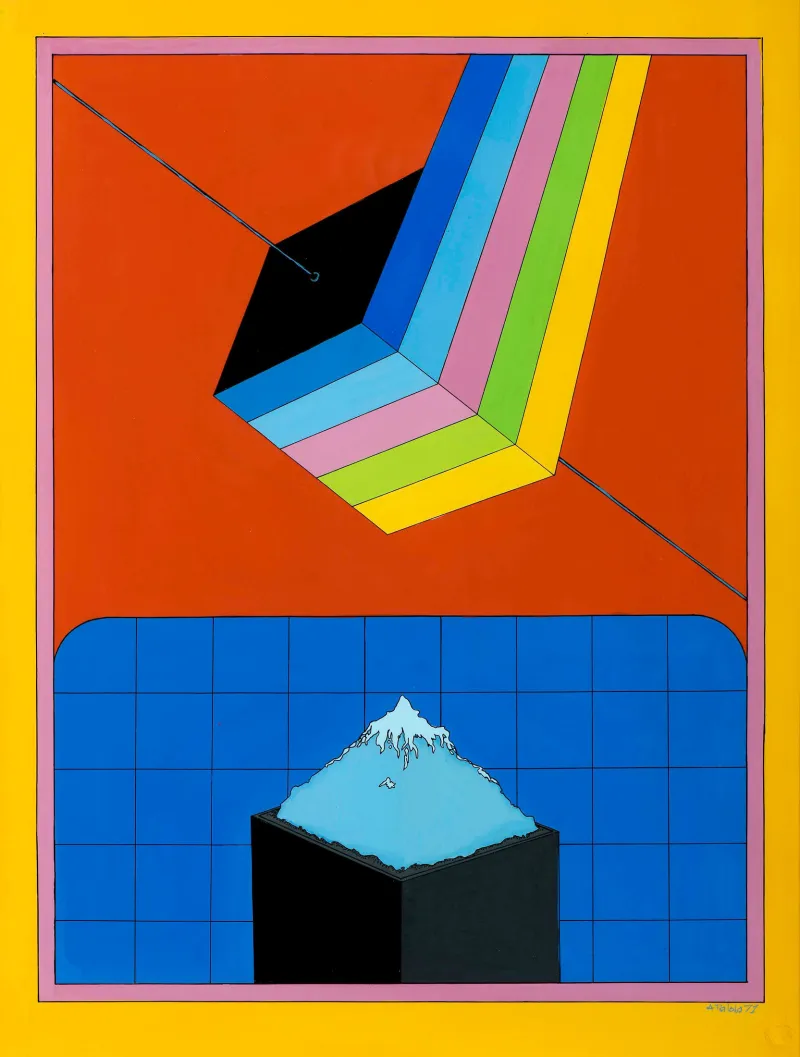 Untitled, António Palolo, 1971, Gouache on paper