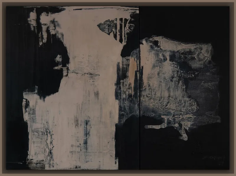 Série 1: Évanescence, Jean Pierre Porcher, 2026, Acrylic on canvas on plywood