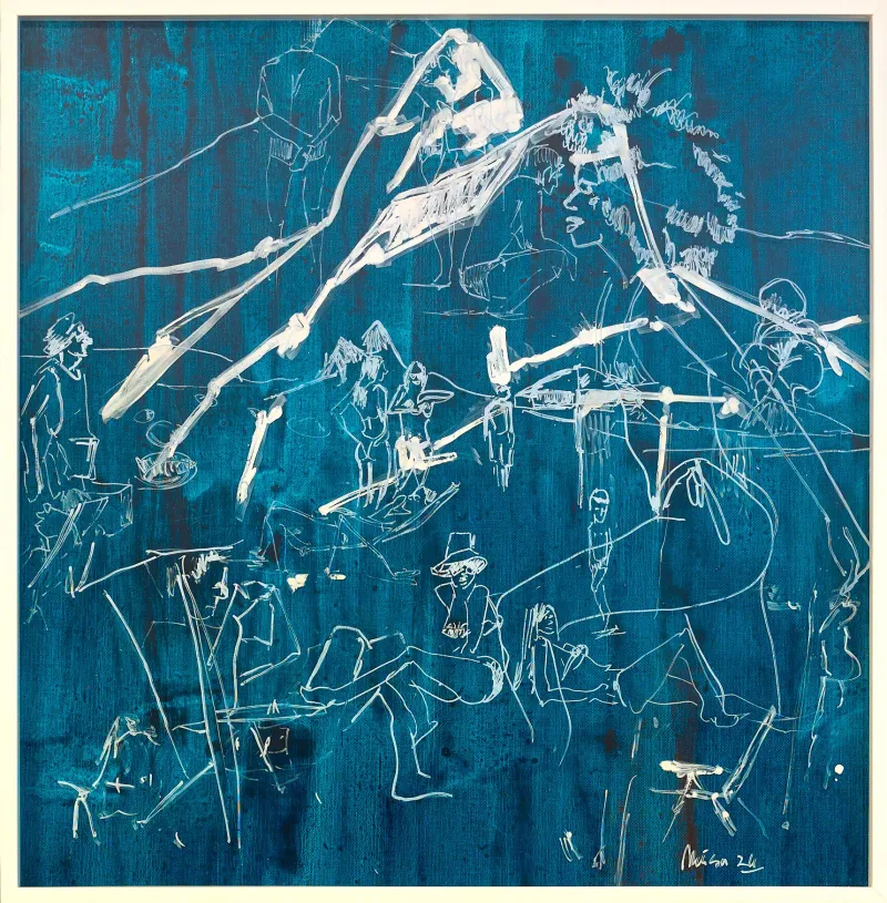 Finissage #2, Maísa Champalimaud, 2026, Acrylic on acrylic on canvas