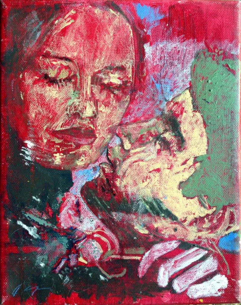 Untitled (133-14), João Cristóvão, 2013, Mixed media on canvas