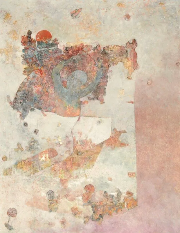 Os Sonhos estão nas mãos e tomam a direcção do corpo, Ana Maria, 2012, Acrylic on canvas