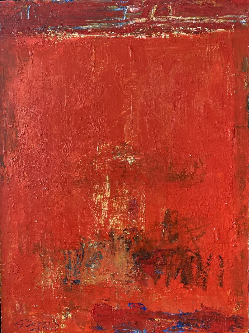 Untitled (249-05), González Bravo, 2022, Oil on cardboard