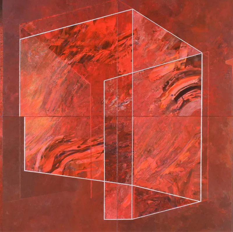 Detached, Rui Tavares, 2025, Mixed media on canvas