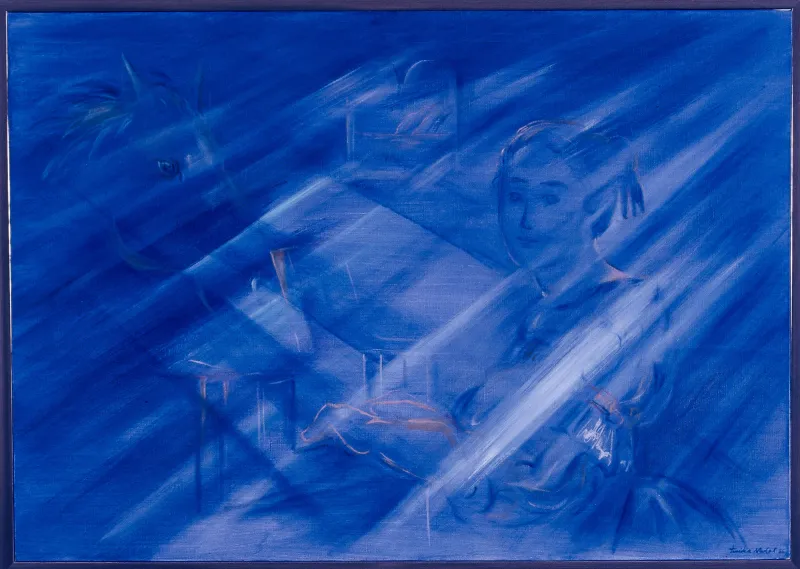 The Passage, Emília Nadal, 1986, Oil on canvas