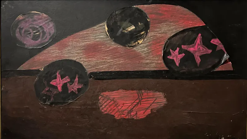 Untitled, Nuno de Siqueira, 1990, Oil on hardboard