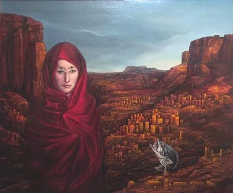 Babel, Margarida Kendall, 2001, Oil on canvas