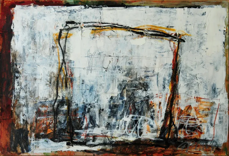 Untitled (131-02), González Bravo, 2013, Oil on cardboard