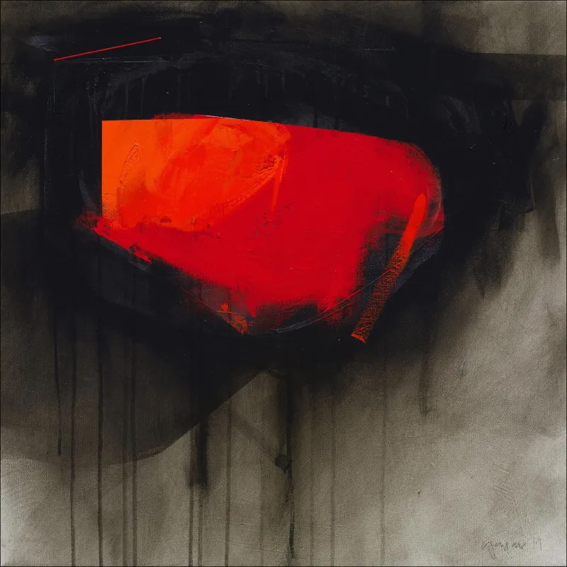 SL #80, Fernando Gaspar, 2019, Mixed media on canvas