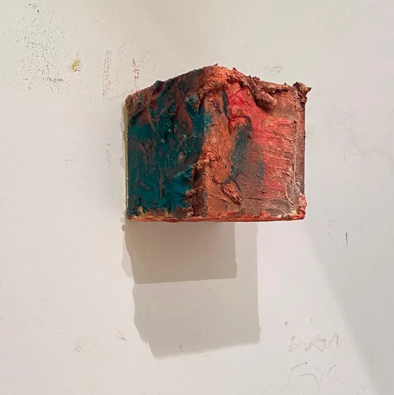 Pequeño Desbordamiento Matérico, Alberto Reguera, 2026, Mixed media on canvas