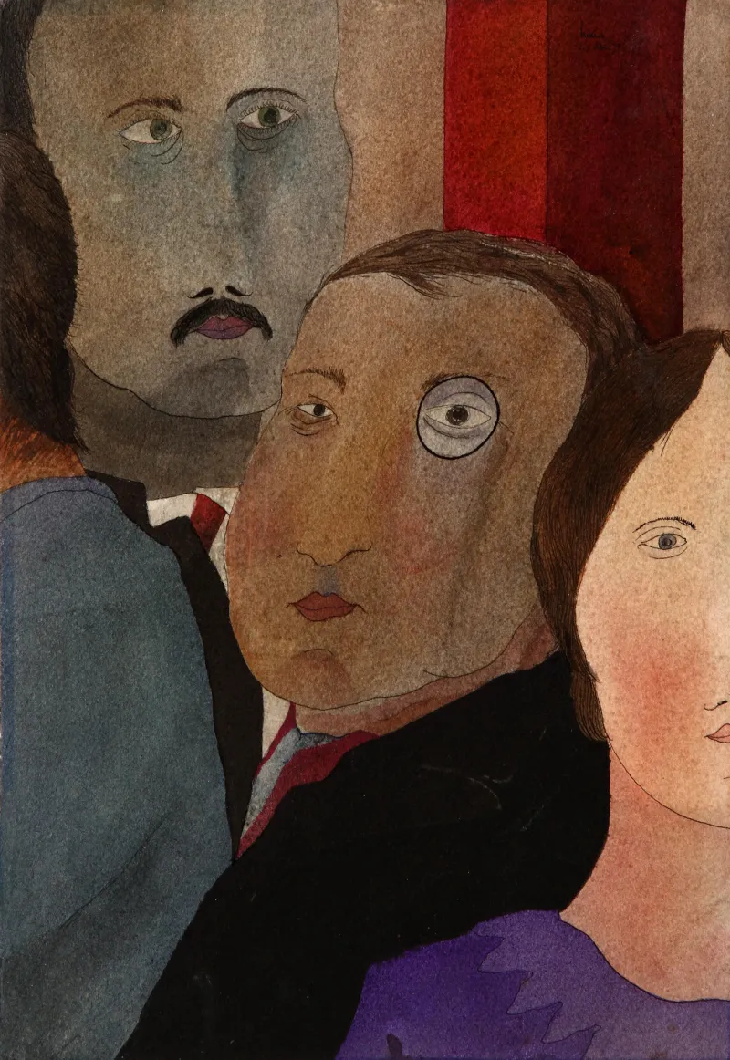 Untitled, Mário Botas, 1979, Gouache on paper