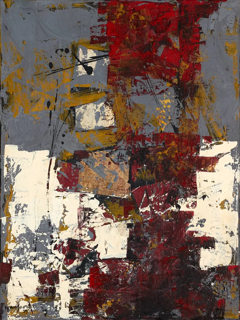 Untitled (292-11), Nuno Santiago, 2025, Mixed media on canvas