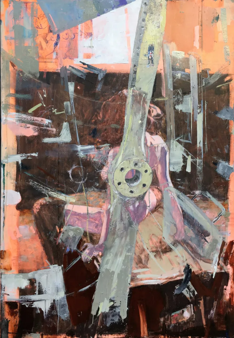 Untitled (174-08), João Cristóvão, 2013, Mixed media on canvas