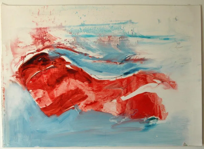 Da vida das Dunas#5, Ana Sério, 2016, Oil on paper