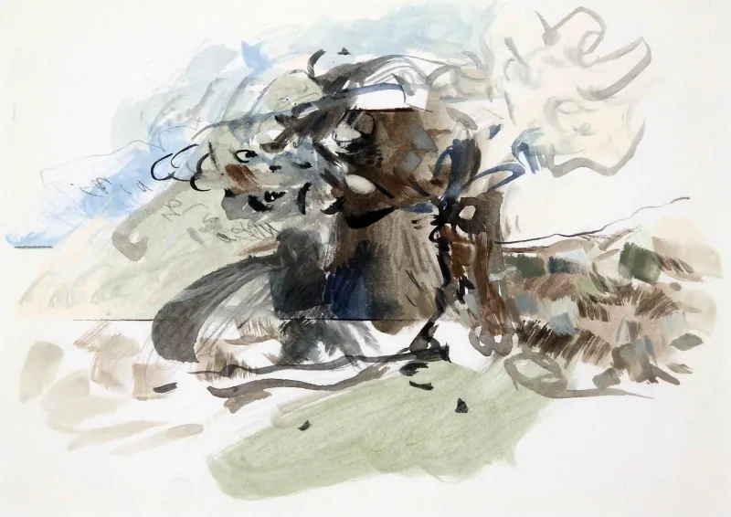 ISNESS #A6, Susana Chasse, 2024, Mixed media on paper