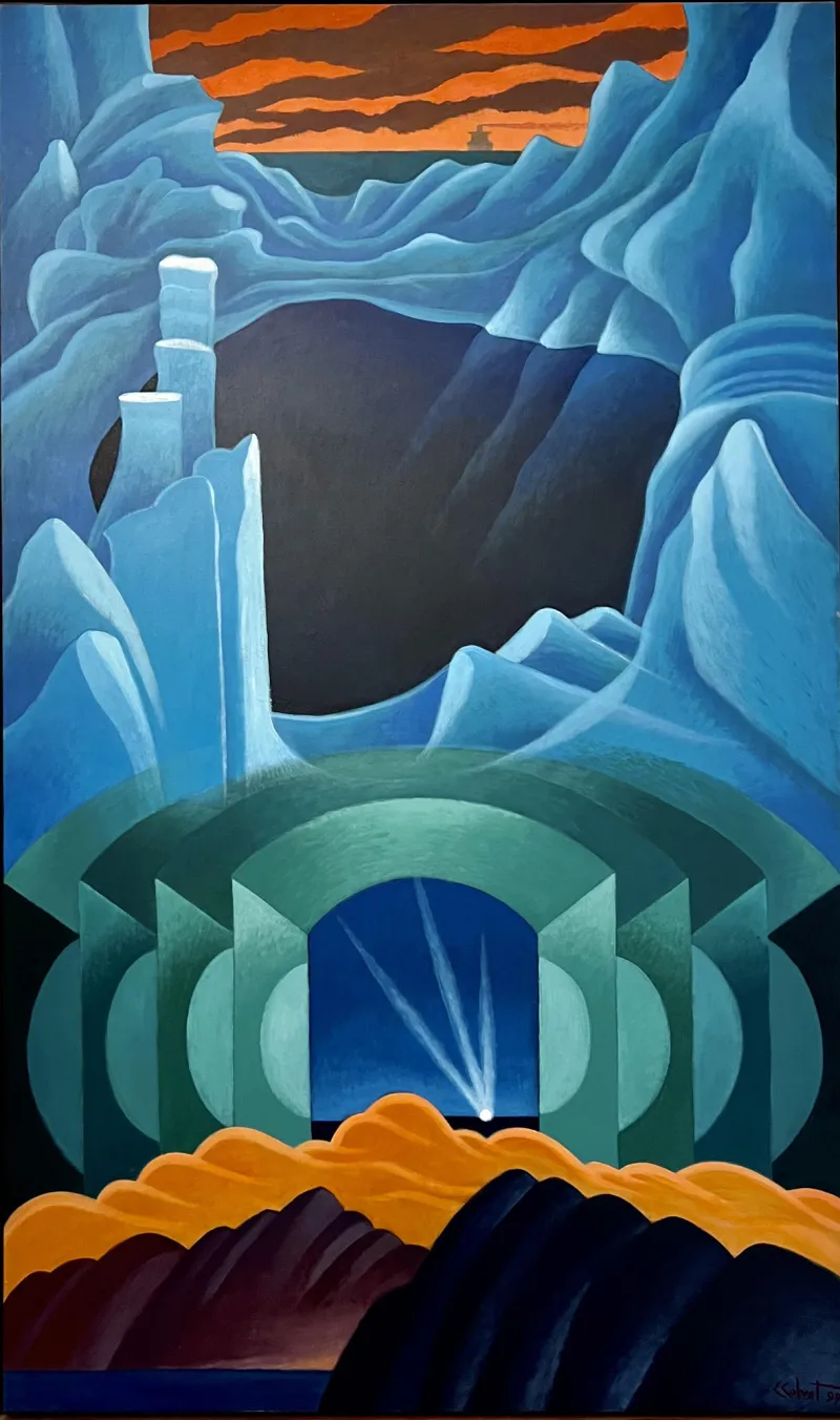 Immemorial Horizons, Carlos Calvet, 1999, Acrylic on canvas