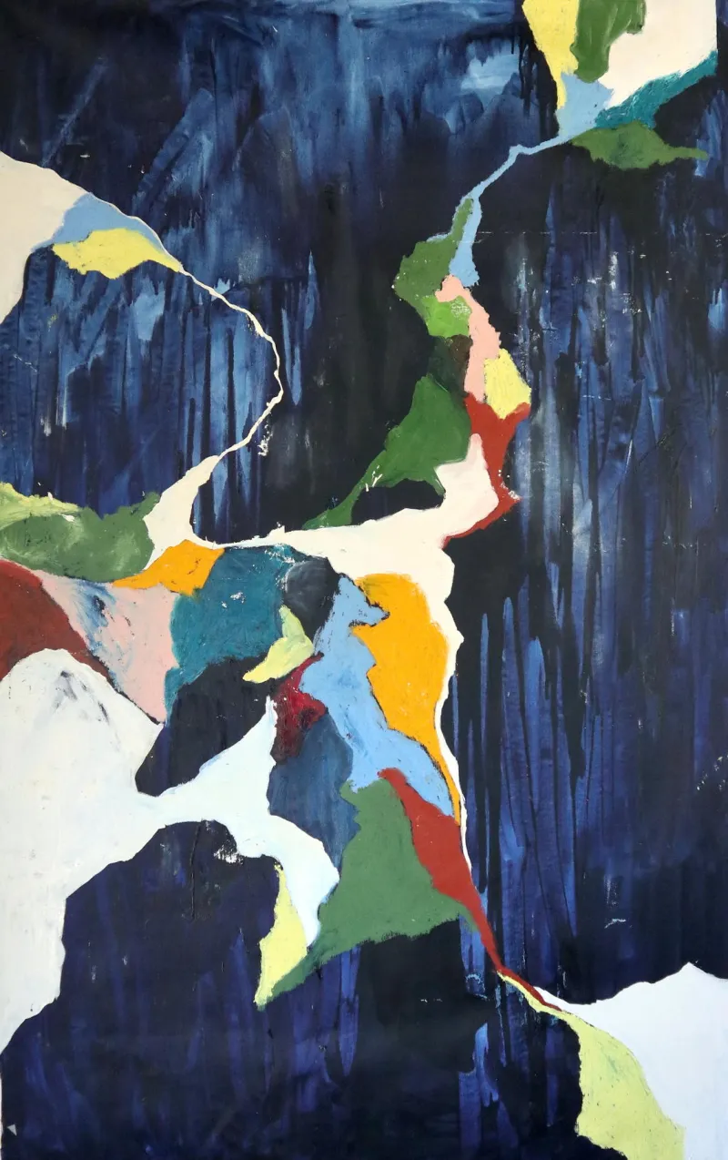 Untitled - série Mapas 25, Carlota Roque Martins, 2020, Oil on canvas