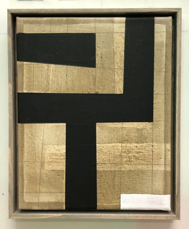 La Frontera de la Inquietud (262-27), Gustavo Mendez-Lizka, 2023, Mixed media on canvas