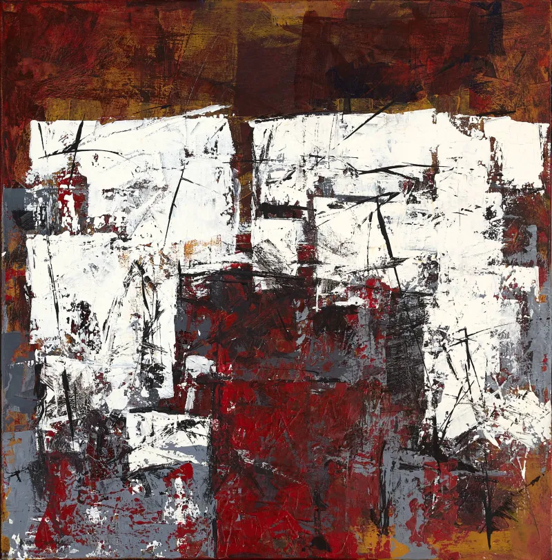 Untitled (292-14), Nuno Santiago, 2025, Mixed media on canvas