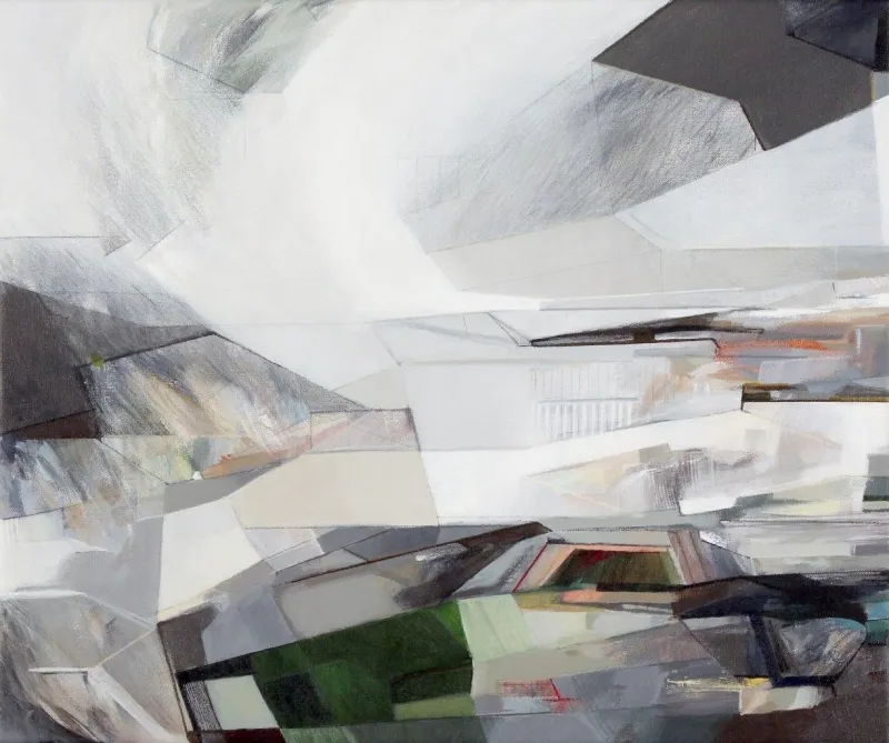 Lands Project #30, Susana Chasse, 2016, Mixed media on canvas