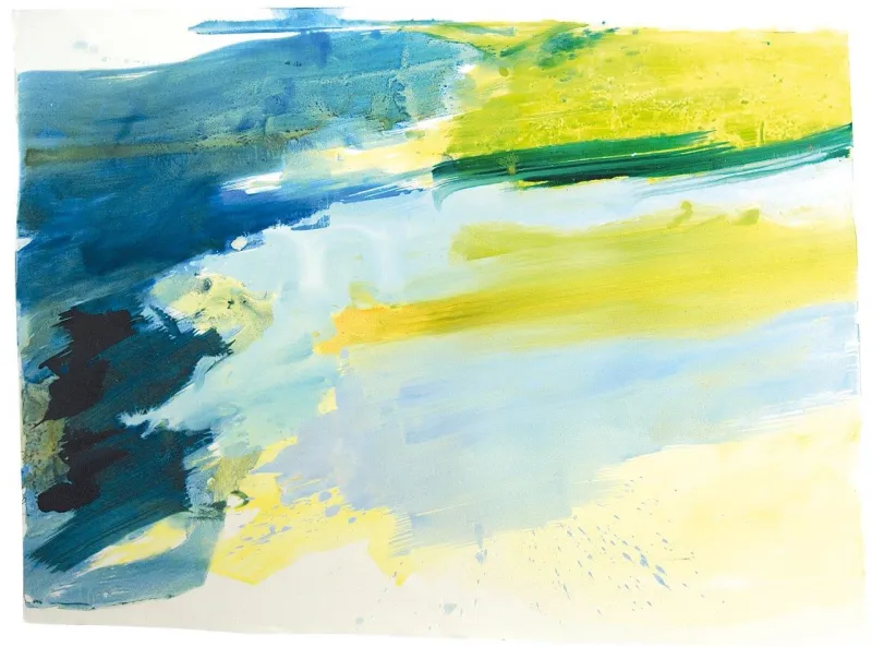 Reflexo (turvo) da luz #7, Ana Sério, 2015, Oil on paper