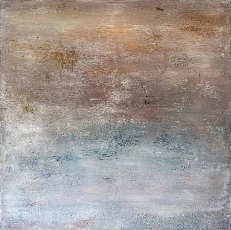 Tierras luminosas, Alberto Reguera, 2025, Mixed media on canvas