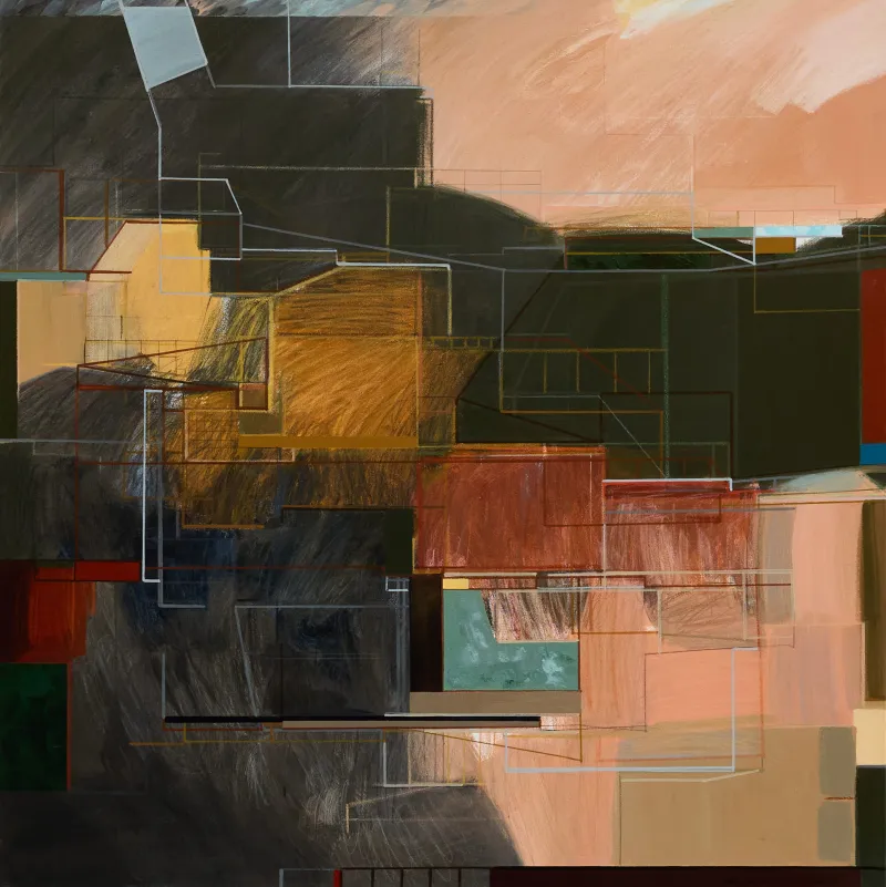 Deeptruth #08, Susana Chasse, 2026, Mixed media on canvas