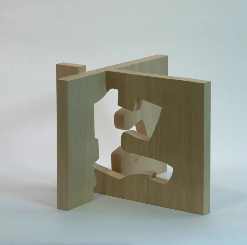 Absence 2, Jean Pierre Porcher, 2022, Wood