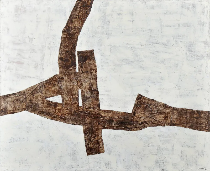 Arabesque - Form, Justino Alves, 1998, Oil on canvas