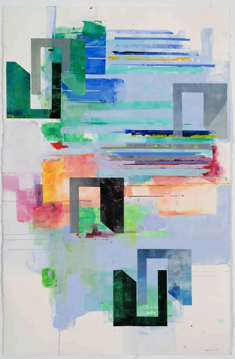 Untitled (296-03), Victor Costa, 2024, Acrylic on paper