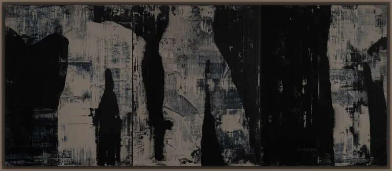 Série 1: Présences anonymes, Jean Pierre Porcher, 2026, Acrylic on canvas on plywood