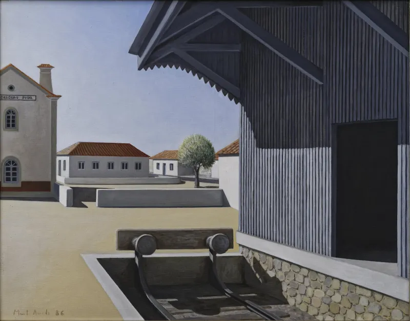 End of the Line, Manuel Amado, 1986, Oil on canvas