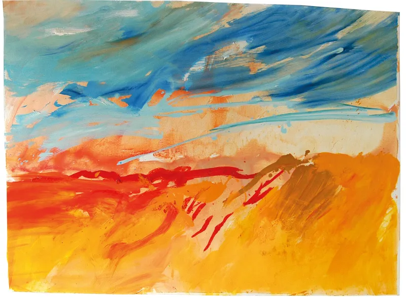 Reflexo (turvo) da luz #1, Ana Sério, 2015, Oil on paper