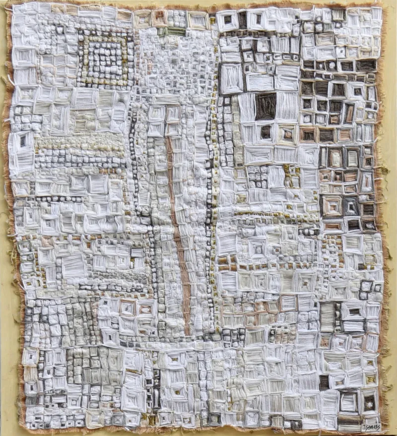 Untitled (280-09), Isabel Torres, 2024, Mixed media on canvas