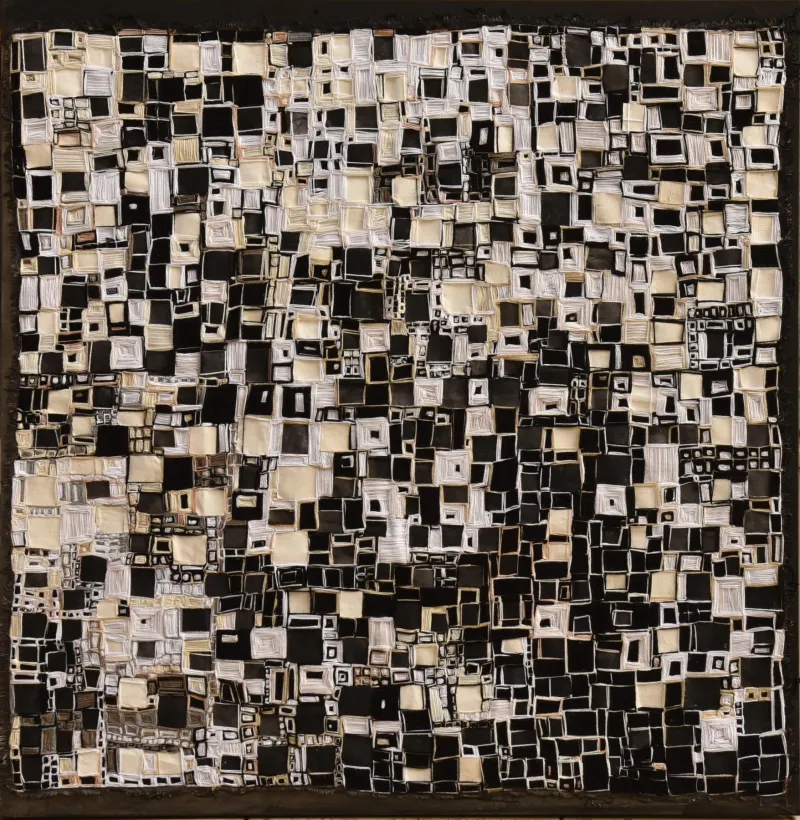 Untitled (280-02), Isabel Torres, 2024, Mixed media on canvas