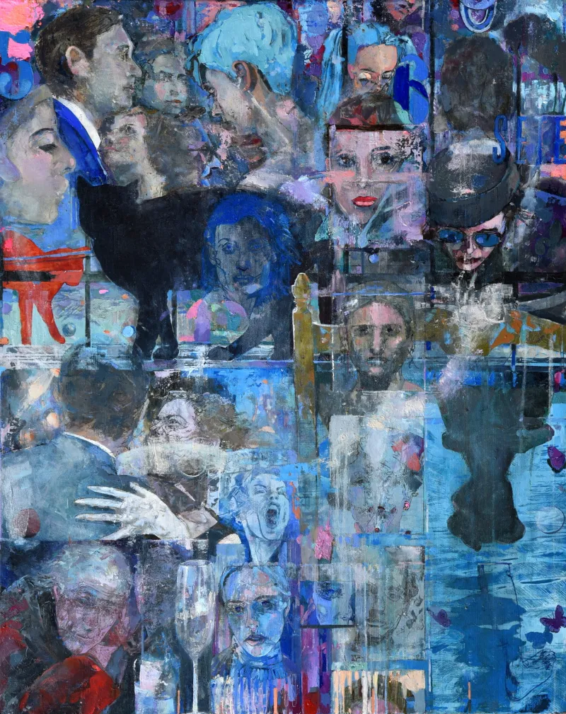 Somos todos estrangeiros em algum lugar, João Cristóvão, 2025, Oil on canvas