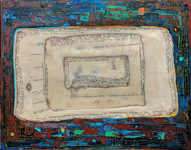 Teófilo Braga, Ana Maria, 2018, Oil on wood
