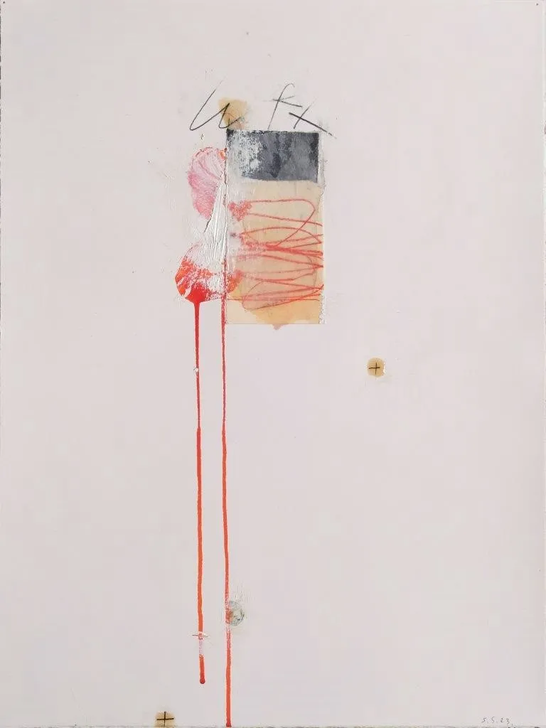 Lift, Steven Seinberg, 2023, Mixed media on paper