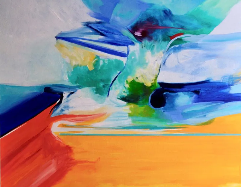 Ser-paisagem X, Ana Sério, 2022, Oil on canvas