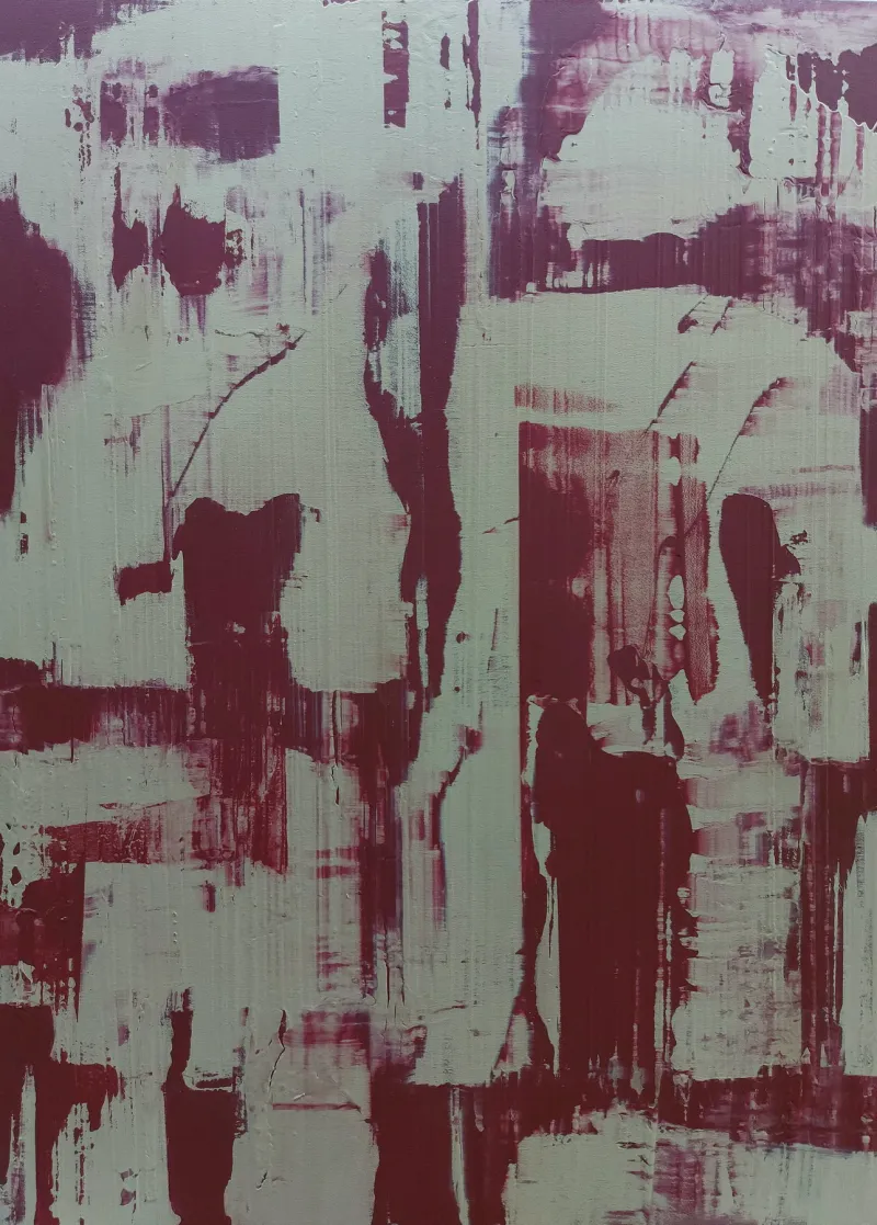 L'interdit, Jean Pierre Porcher, 2021, Acrylic on canvas