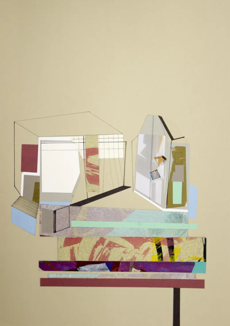 Heavy drawing #8, Ana Pais Oliveira, 2016, Mixed media on card