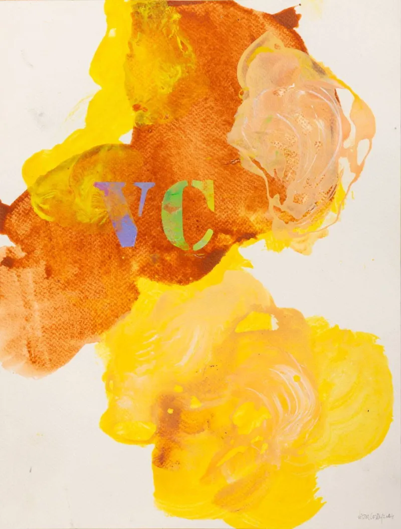 Untitled (296-18), Victor Costa, 2025, Acrylic on paper