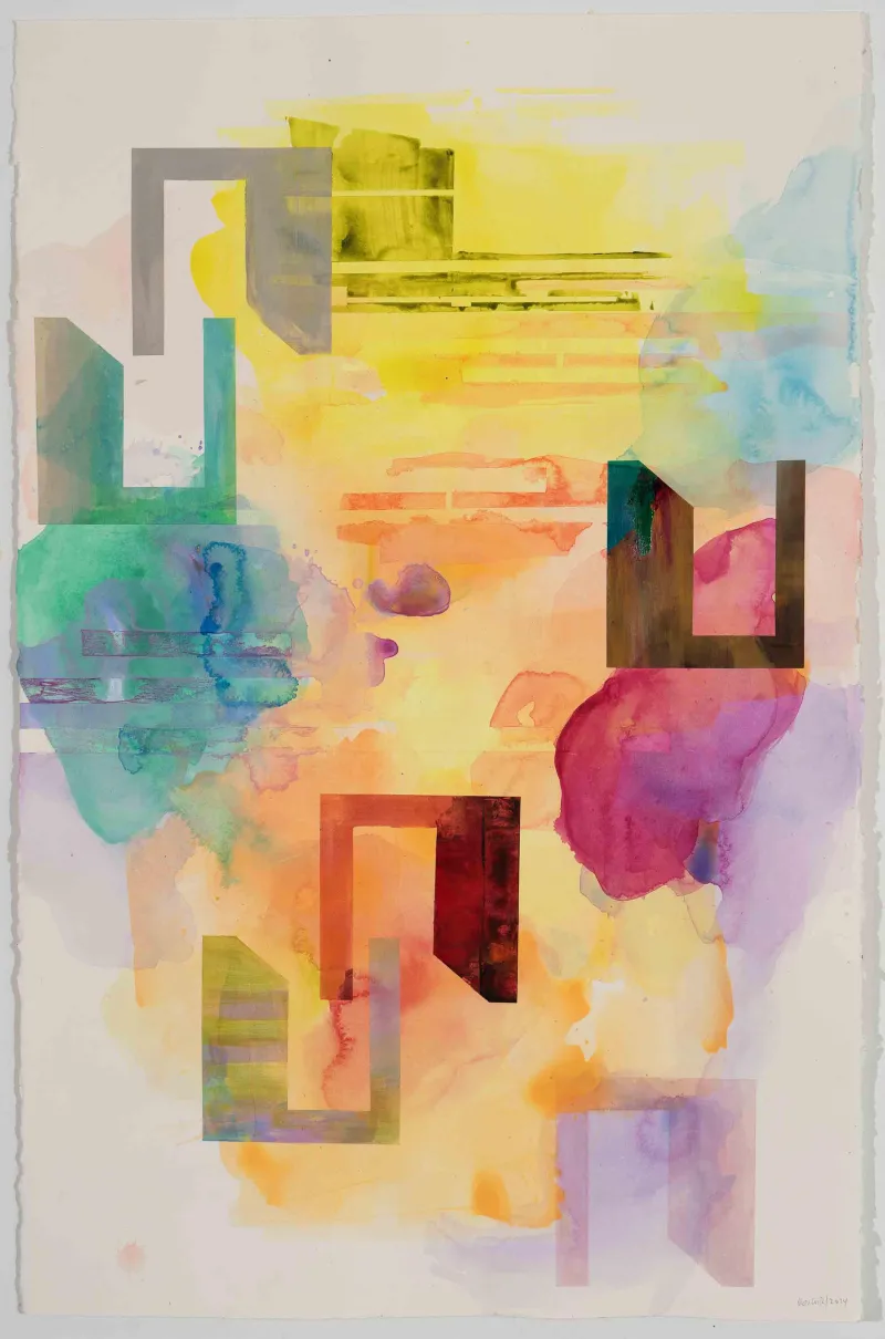 Untitled (296-05), Victor Costa, 2024, Acrylic on paper