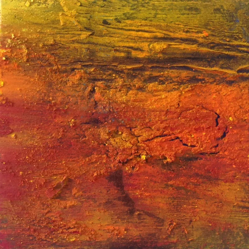 Movimientos Telúricos, Alberto Reguera, 2018, Mixed media on canvas