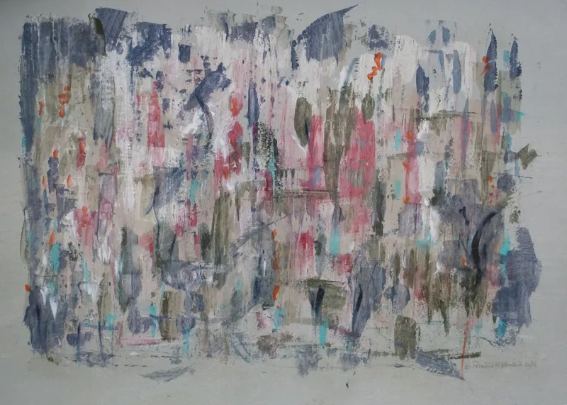 The two Realities #0, Patrícia de Herédia, 2018, Mixed media on paper