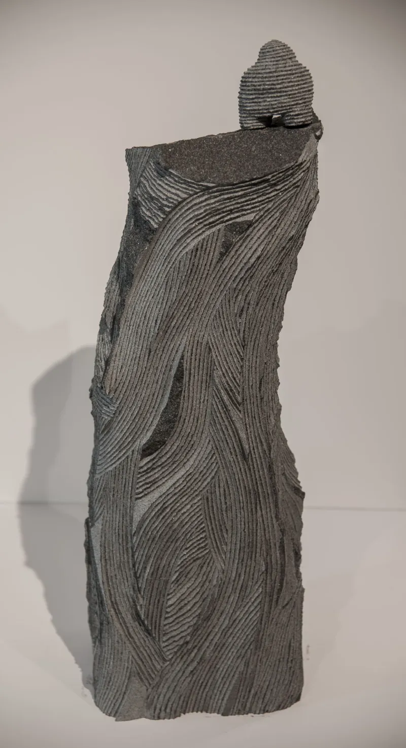 Yuugen-Kaze, Shintaro Nakaoka, 2018, Granite sculpture