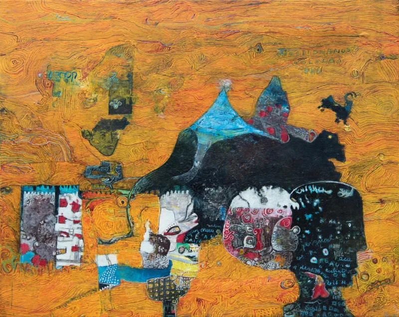 Os eleitos por Zaratustra, Ana Maria, 2016, Oil on canvas