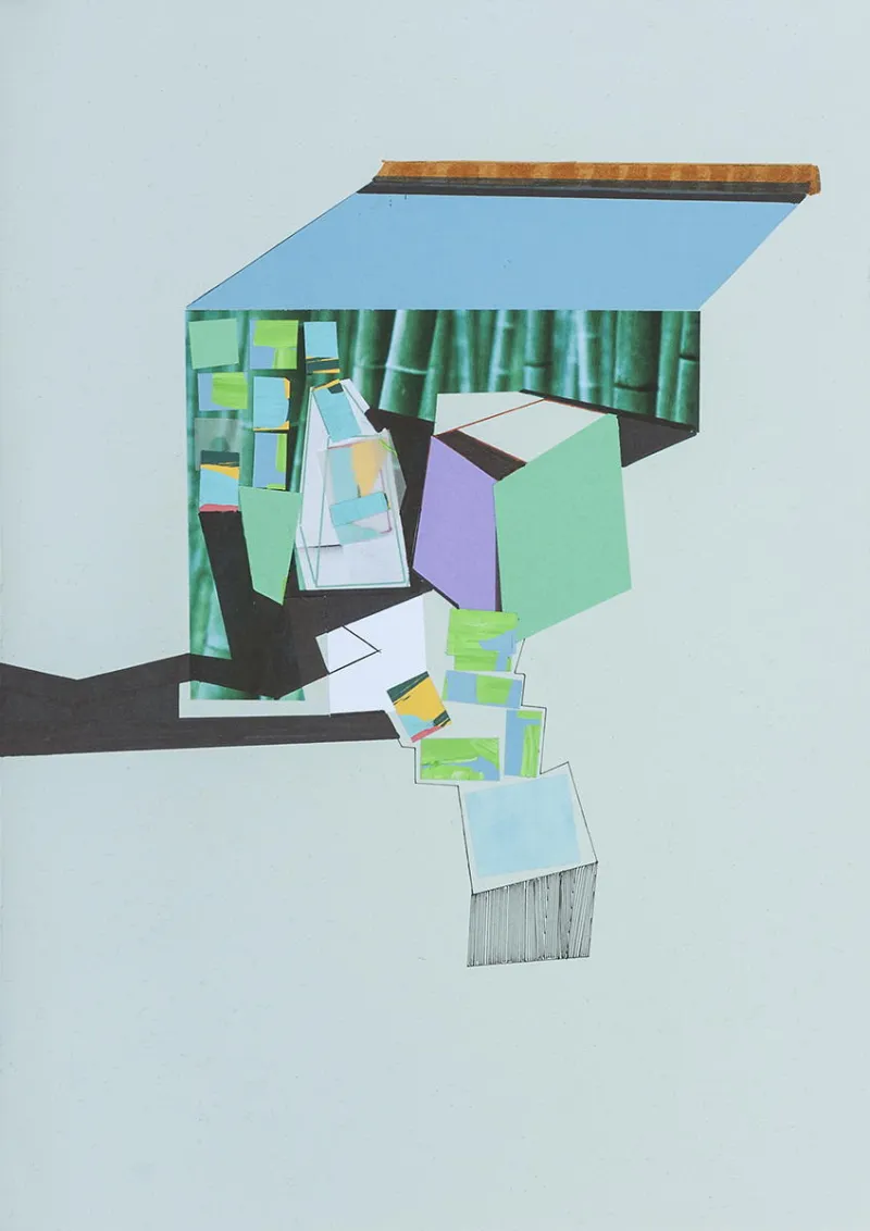Heavy drawing #4, Ana Pais Oliveira, 2016, Mixed media on card