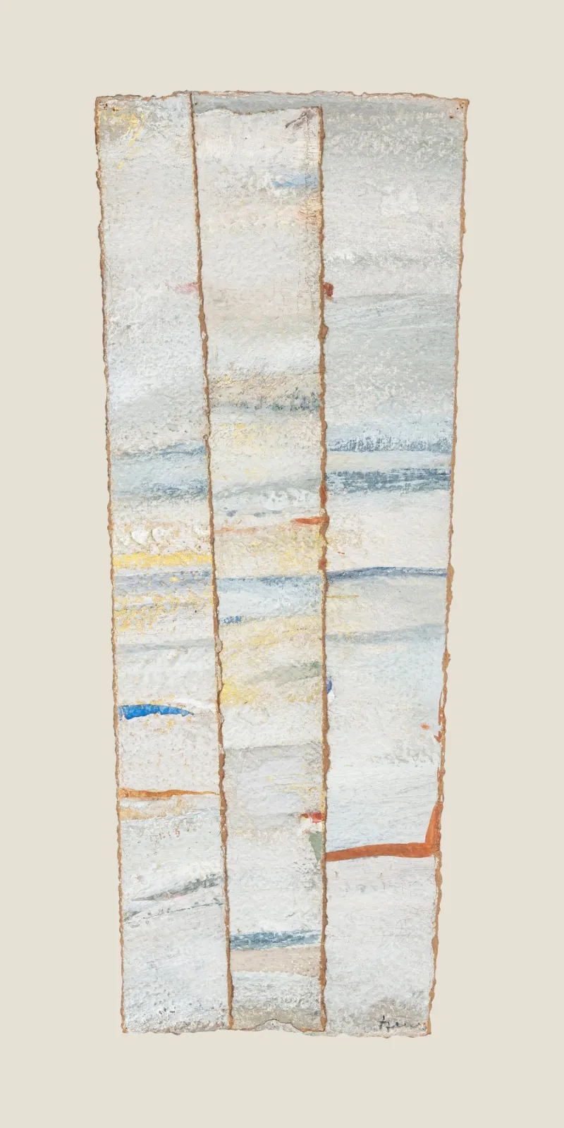 Les Prés, Árpád Szenes, 1970, Tempera on paper collage