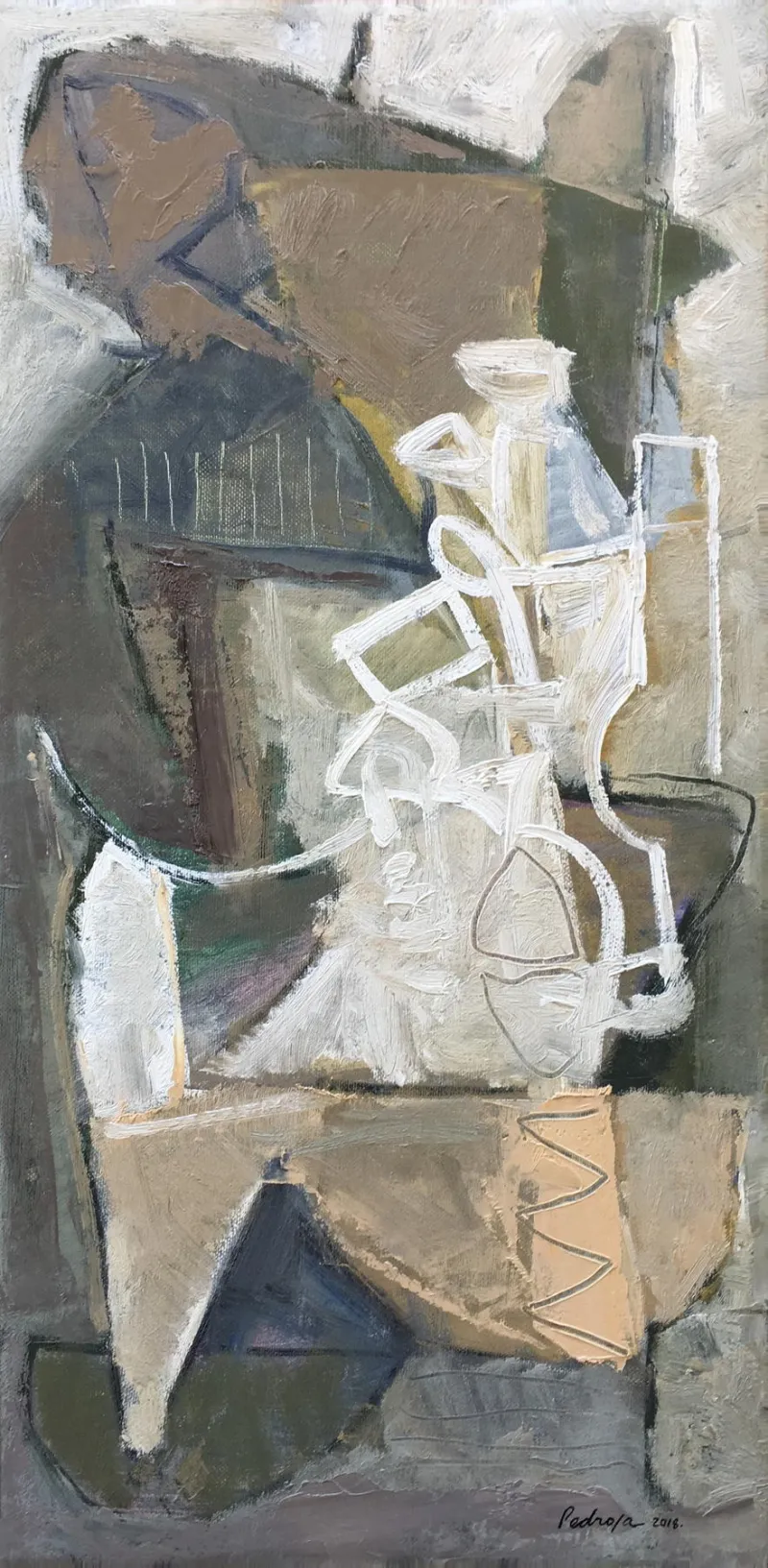 Suite asolana XVIII, Bruno Pedrosa, 2017, Acrylic on canvas